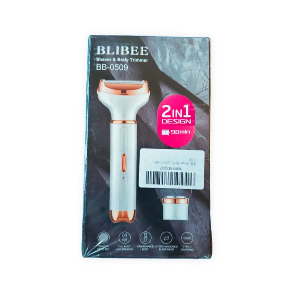 BLIBEE BB-0509 2-in-1 Shaver & Body Trimmer
